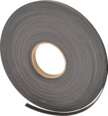 Mag-Mate - 100' Long x 1/2" Wide x 1/16" Thick Flexible Magnetic Strip - 6 Lb Max Pull Force, 3 Linear Ft/Lb Magnetic Pull Force, Plain Back - Eagle Tool & Supply