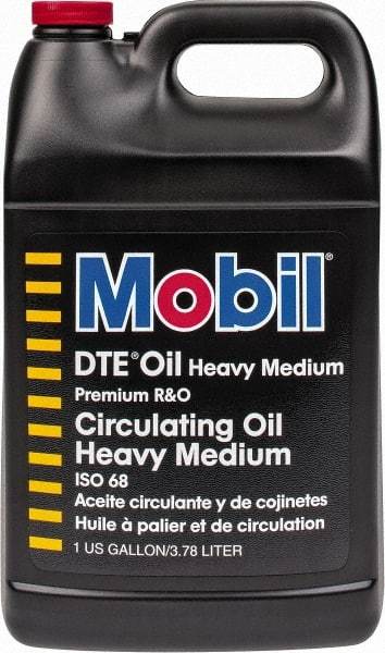 Mobil - 1 Gal Bottle Mineral Circulating Oil - SAE 20, ISO 68, 65.1 cSt at 40°C & 8.7 cSt at 100°F - Eagle Tool & Supply