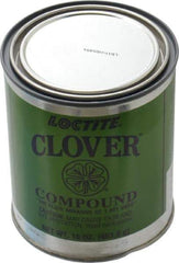 Loctite - 1 Lb Grease Compound - Compound Grade Ultra Fine, Grade 7A, 1,200 Grit, Black & Gray, Use on General Purpose - Eagle Tool & Supply