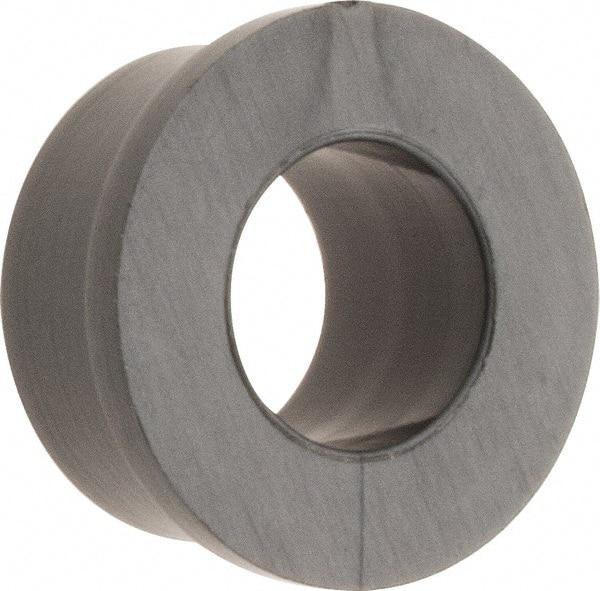 Poly Hi Solidur - 3/16" Inside x 5/16" Outside Diam, Nylon Sleeve Bearing - 0.37" Outside Diam, 0.047" Flange Thickness, 3/16" OAL - Eagle Tool & Supply