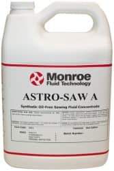 Monroe Fluid Technology - Astro-Saw A, 1 Gal Bottle Sawing Fluid - Water Soluble - Eagle Tool & Supply