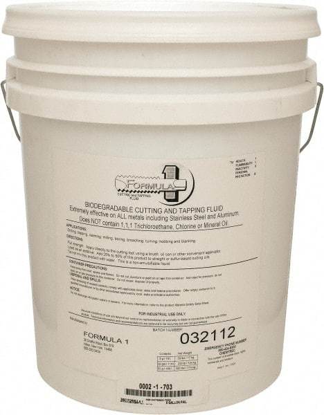 Monroe Fluid Technology - 5 Gal Pail Cutting & Tapping Fluid - Straight Oil - Eagle Tool & Supply