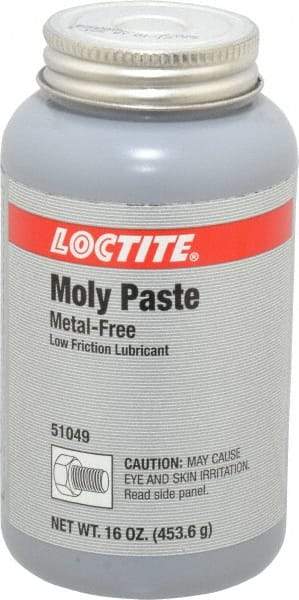 Loctite - 1 Lb Can General Purpose Anti-Seize Lubricant - Molybdenum Disulfide, -20 to 750°F, Black, Water Resistant - Eagle Tool & Supply