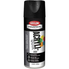 Krylon - 16 oz Charcoal Black Primer - 15 to 20 Sq Ft Coverage, Direct to Metal, Quick Drying, Interior/Exterior - Eagle Tool & Supply