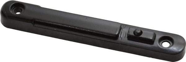 Tensator - 3-3/4" High Wall Receptacle for Tensabarrier - Steel, Black, Use with Tensabarrier - Eagle Tool & Supply