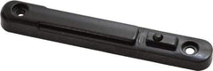 Tensator - 3-3/4" High Wall Receptacle for Tensabarrier - Steel, Black, Use with Tensabarrier - Eagle Tool & Supply