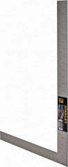 Stanley - 24" Blade Length x 16" Base Length, Buffed Finish, Steel Carpenters' Square - 1/8" (Back) & 1/8" (Face) Graduation, 1-1/2" Base Width - Eagle Tool & Supply