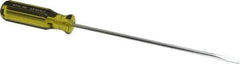 Stanley - 8" Blade Length Cabinet Screwdriver - 11-3/4" OAL - Eagle Tool & Supply