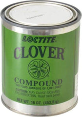 Loctite - 1 Lb Grease Compound - Compound Grade Super Fine, Grade 2A, 400 Grit, Black & Gray, Use on General Purpose - Eagle Tool & Supply