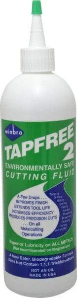 TapFree 2 - Tapfree 2, 1 Pt Bottle Cutting & Tapping Fluid - Water Soluble, For Cleaning - Eagle Tool & Supply