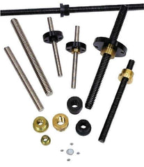 Nook Industries - 3/8-10 Acme, 6' Long, Stainless Steel Precision Acme Threaded Rod - Right Hand Thread, 2C Fit - Eagle Tool & Supply