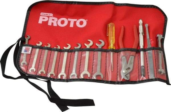 Proto - 13 Piece, 13/64 to 3/8", Ignition Wrench Set - Inch System of Measurement, Satin Finish - Eagle Tool & Supply