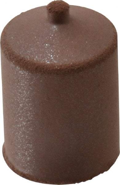 Cratex - 7/8" Max Diam x 1-1/4" Long, Cone, Rubberized Point - Fine Grade, Silicon Carbide, 1/4" Arbor Hole, Unmounted - Eagle Tool & Supply