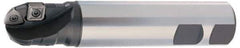 Kennametal - 1-1/4" Cut Diam, 1.19" Max Depth of Cut, 1-1/4" Shank Diam, 5.12" OAL, Indexable Ball Nose End Mill - 1.73" Head Length, Straight Shank, 4.347 Toolholder, SPGX 0903AP, WPGX 07T312.160 Insert - Eagle Tool & Supply