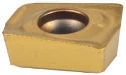 Kennametal - DFR020204 LD Grade KC7140 Carbide Indexable Drill Insert - TiN/TiCN Finish, 0.193" Inscribed Circle - Eagle Tool & Supply