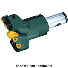 Kennametal - Series HTS DFT, Head Connection 13B, 50mm Max Diam Pilot Drill Head - B510S08000 Pilot Drill, 8mm Pilot Drill Diam, 4 Nonpilot Inserts, 50mm Head Length - Eagle Tool & Supply