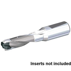 Kennametal - KSEM Series, 10 Head Connection, 5xD, 40mm Shank Diam, Drill Body - 258mm Body to Flange Length, KSEM Toolholder, 39.65mm Nose Diam, 200mm Drill Body Length, 248mm Flute Length - Eagle Tool & Supply