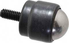 Value Collection - 1.2 Inch Diameter, Round, Carbon Steel Ball Transfer - 2.2000 Inch Overall Diameter, 2-1/4 Inch Mount Height, 75 Lb. Capacity - Eagle Tool & Supply