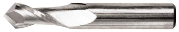 Melin Tool - 15/16" Diam, 1-31/32" LOC, 2 Flute, 90° Point Angle, Cobalt Drill Mill - Uncoated, 4-7/32" OAL, 3/4" Shank Diam - Eagle Tool & Supply
