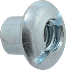 Made in USA - #10-24 Thread Barrel, Slotted/Phillips Drive, Steel Sex Bolt & Binding Post - Zinc-Plated Finish, 1/4" Long Barrel - Eagle Tool & Supply