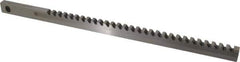 Dumont Minute Man - 9/16" Keyway Width, Style AF, Keyseating Broach - Bright Finish, 9/16" Broach Body Width, 20" OAL - Eagle Tool & Supply