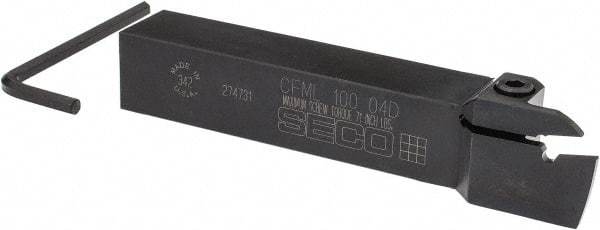 Seco - CFML, Left Hand Cut, 1" Shank Height x 1" Shank Width, Indexable Turning Toolholder - 6" OAL, LC..1604.. Insert Compatibility, Series Multi-Directional Turning (MDT) - Eagle Tool & Supply