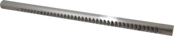 Dumont Minute Man - 1/4" Keyway Width, Production Keyway Broach - Bright Finish, 1" Broach Body Width, 25/64" to 2-1/2" LOC, 18" OAL, 2,870 Lbs Pressure for Max LOC - Eagle Tool & Supply