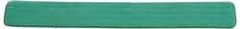 Rubbermaid - 48-1/2" Long x 5-1/2" Wide Microfiber Dust Mop Pad - Hook & Loop, Green - Eagle Tool & Supply