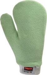 Rubbermaid - 11" Long Microfiber Cleaning & Dusting Mitt - Green, Multipurpose - Eagle Tool & Supply