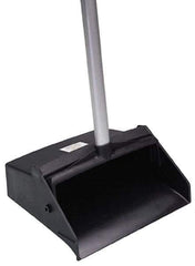 Ability One - 12" Wide Upright Dustpan - 32" Aluminum Handle - Eagle Tool & Supply