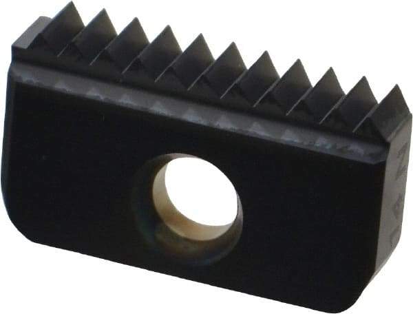 Carmex - 14 TPI, Internal/External Thread, NPT Standard, 21IE MT7 Grade Thread Mill Insert - Carbide, TiAlN Coating - Eagle Tool & Supply