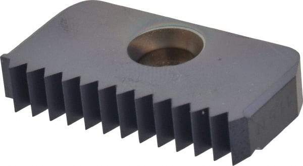 Carmex - 11.5 TPI, Internal/External Thread, NPT Standard, 30IE MT7 Grade Thread Mill Insert - Carbide, TiAlN Coating - Eagle Tool & Supply