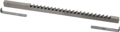 Dumont Minute Man - 3/8" Keyway Width, Style C, Keyway Broach - High Speed Steel, Bright Finish, 3/8" Broach Body Width, 25/64" to 2-1/2" LOC, 11-3/4" OAL, 4,340 Lbs Pressure for Max LOC - Eagle Tool & Supply