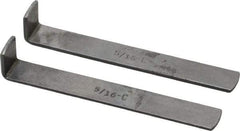 Dumont Minute Man - 2 Piece Style C Broach Shim - 5/16" Keyway Width, 0.055" Shim Thickness - Eagle Tool & Supply