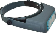 Made in USA - 2.75x Magnification, Optical Glass, Rectangular Magnifier - Headband Mount, 6 Inch Focal Distance - Eagle Tool & Supply