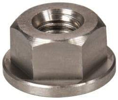 Gibraltar - 5/16-18, 3/4" Flange Diam, 3/8" High, 9/16" Across Flats, Flange Nut - Grade 303 Stainless Steel, 3/32" Flange Height - Eagle Tool & Supply