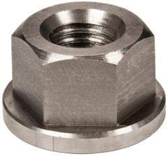 Gibraltar - 5/8-11, 1-3/8" Flange Diam, 13/16" High, 1-1/16" Across Flats, Flange Nut - Grade 303 Stainless Steel, 3/16" Flange Height - Eagle Tool & Supply