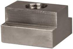 Gibraltar - 1/2-13 Blind Tapped T Slot Nut - 11/16" Slot Width, 1-1/8 x 13/32" Base Width x Height, 1-1/4 x 3/4" OAL x Height - Eagle Tool & Supply