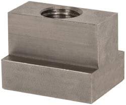 Gibraltar - 5/8-11 Blind Tapped T Slot Nut - 11/16" Slot Width, 1-1/8 x 15/32" Base Width x Height, 1-1/2 x 1-1/8" OAL x Height - Eagle Tool & Supply