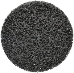 3M - 6" Very Coarse Grade Silicon Carbide Deburring Disc - 1/4" Center Hole, Arbor Connection, Black, 4,000 Max RPM - Eagle Tool & Supply