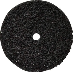 3M - 6" Very Coarse Grade Silicon Carbide Deburring Disc - 5/8" Center Hole, Arbor Connection, Black, 4,000 Max RPM - Eagle Tool & Supply