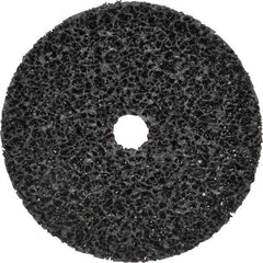 3M - 6" Very Coarse Grade Silicon Carbide Deburring Disc - 7/8" Center Hole, Arbor Connection, Black, 4,000 Max RPM - Eagle Tool & Supply