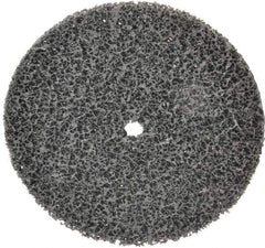 3M - 8" Very Coarse Grade Silicon Carbide Deburring Disc - 5/8" Center Hole, Arbor Connection, Black, 3,000 Max RPM - Eagle Tool & Supply