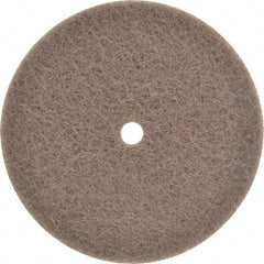 3M - 6" Very Fine Grade Silicon Carbide Deburring Disc - 1/2" Center Hole, Arbor Connection, 4,000 Max RPM - Eagle Tool & Supply