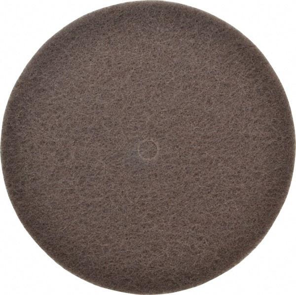 3M - 8" Very Fine Grade Silicon Carbide Deburring Disc - 1/2" Center Hole, Arbor Connection, Brown, 3,000 Max RPM - Eagle Tool & Supply
