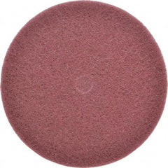 3M - 8" Very Fine Grade Aluminum Oxide Deburring Disc - 3/4" Center Hole, Arbor Connection, Maroon, 3,000 Max RPM - Eagle Tool & Supply