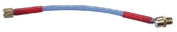 Coilhose Pneumatics - 1/4" ID 3' Long Lead-In Whip Hose - FNPT x MNPT Ball Swivel Ends, 200 Working psi, -40 to 165°F, 1/4" Fitting, - Eagle Tool & Supply