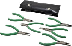 Xcelite - 6 Piece Diagonal & Long Nose Electronics Pliers - Comes in Pouch - Eagle Tool & Supply