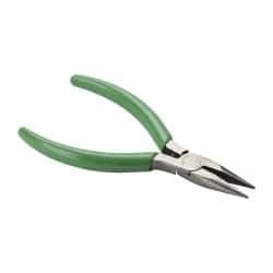 Xcelite - 5" Jaw Length x 17/32" Jaw Width, Long Chain Nose Comfort Grip Pliers - Serrated Jaw, Bi-Material Cushion Handle - Eagle Tool & Supply