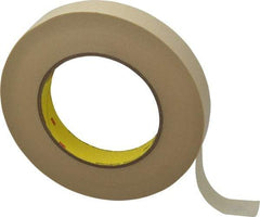 3M - 3/4" Wide x 60 Yd Long Tan Paper Masking Tape - Series 232, 6.3 mil Thick, 27 In/Lb Tensile Strength - Eagle Tool & Supply